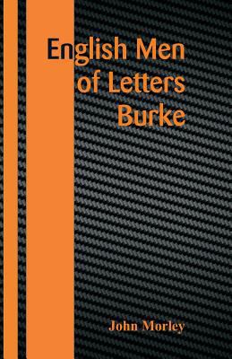 English Men of Letters: Burke 9386874687 Book Cover