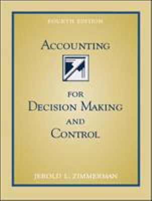 Accounting for Decision Making and Control 0071199152 Book Cover