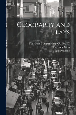 Geography and Plays 1021519480 Book Cover