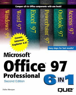 Microsoft Office 97 Professional 6 in 1 0789715155 Book Cover