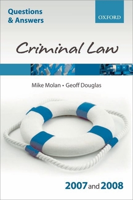 Q and A: Criminal Law 2007-2008 0199299544 Book Cover