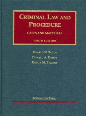 Criminal Law and Procedure 1599412489 Book Cover