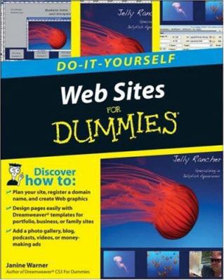 Web Sites Do-It-Yourself for Dummies 0470169036 Book Cover