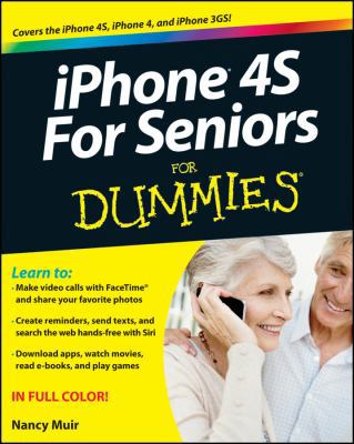 iPhone 4S for Seniors for Dummies B0079UP6M6 Book Cover