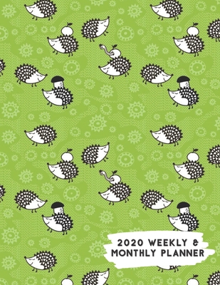 2020 Weekly & Monthly Planner: Cute Hedgehog Gr... 1693012715 Book Cover