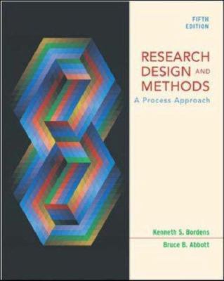 Research Design and Methods: A Process Approach... 0072932325 Book Cover