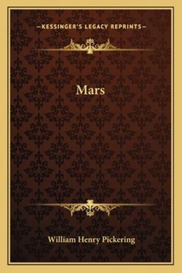 Mars 1163262072 Book Cover