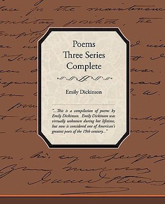 Poems Three Series Complete 1438527101 Book Cover