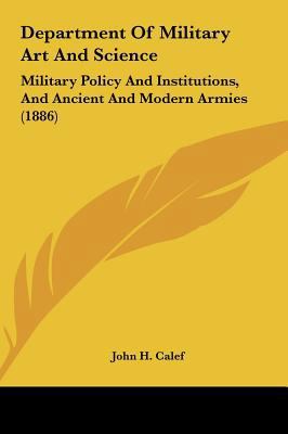 Department of Military Art and Science: Militar... 1161776605 Book Cover