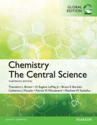 Chemistry: The Central Science, Global Edition 1292057718 Book Cover