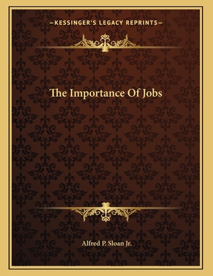 The Importance Of Jobs 1163582662 Book Cover