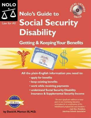 Nolo's Guide to Social Security Disability: Get... 1413304109 Book Cover