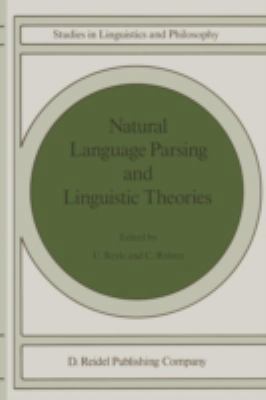 Natural Language Parsing and Linguistic Theories 1556080565 Book Cover