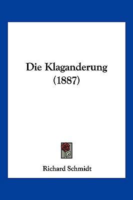 Die Klaganderung (1887) [German] 1161106952 Book Cover