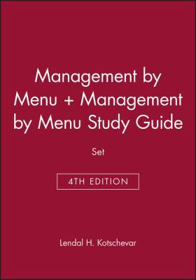 Management by Menu, 4th Edition + Management by... 047016770X Book Cover