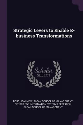 Strategic Levers to Enable E-business Transform... 1379181992 Book Cover