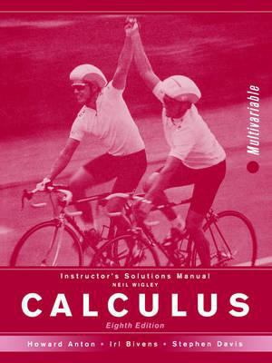 Calculus, Instructor's Solutions Manual: MV: Mu... 0471724297 Book Cover