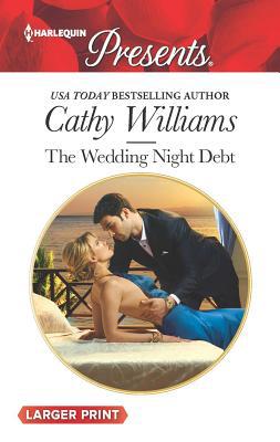 The Wedding Night Debt [Large Print] 0373138555 Book Cover