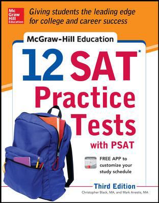 McGraw-Hill Education 12 SAT Practice Tests Wit... 0071822917 Book Cover