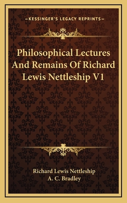 Philosophical Lectures and Remains of Richard L... 1163479950 Book Cover