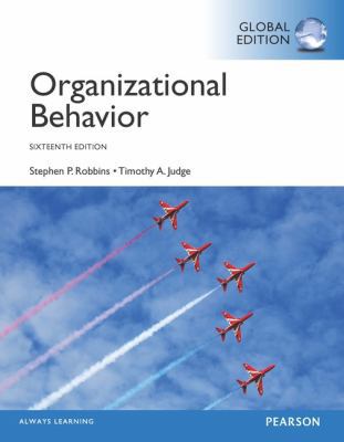 Organizational Behaviour, Global Edition 129205655X Book Cover