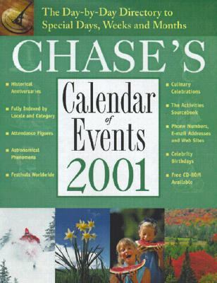 Chase's Calendar of Events 2001 0809295547 Book Cover
