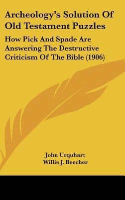 Archeology's Solution Of Old Testament Puzzles:... 1161861025 Book Cover