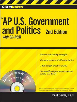 Cliffsnotes AP U.S. Government and Politics , 2... 0470562137 Book Cover