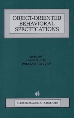 Object-Oriented Behavioral Specifications 1475770405 Book Cover