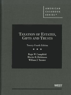 Taxation of Estates, Gifts and Trusts, 24th (Am... 031420279X Book Cover