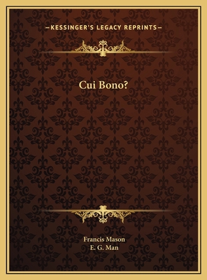 Cui Bono? 116968680X Book Cover