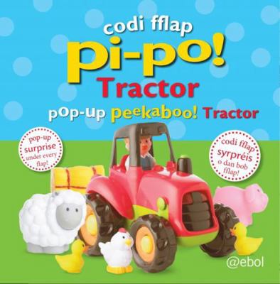 Codi Fflap Pi-Po! Tractor/Pop-Up Peekaboo! Trac... [Welsh] 1910574082 Book Cover