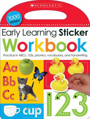 Early Learning Sticker Workbook: Scholastic Ear... 0545903351 Book Cover
