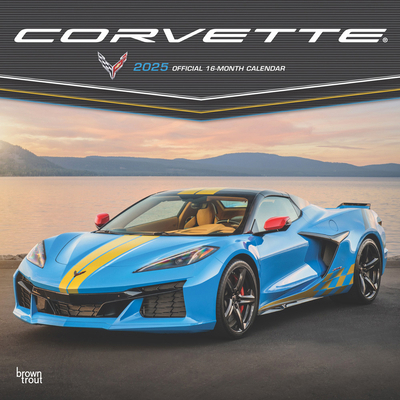 Corvette Official 2025 12 X 24 Inch Monthly Squ... 1975479777 Book Cover