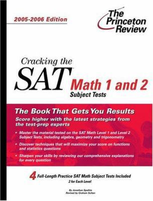 Cracking the SAT Math 1 and 2 Subject Tests, 20... 0375764518 Book Cover