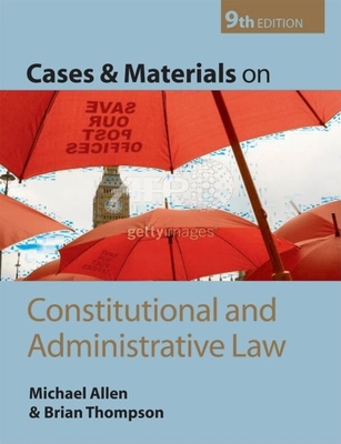 Cases and Materials on Constitutional and Admin... 0199217777 Book Cover