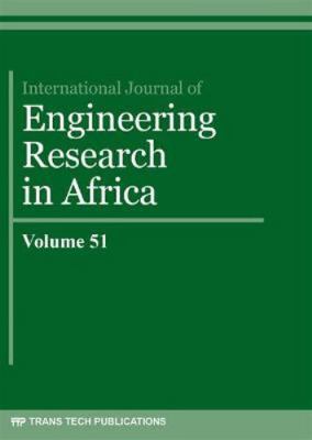 Paperback International Journal of Engineering Research in Africa Vol. 51 Book