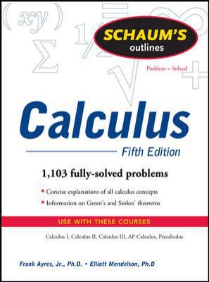 Schaum's Outlines: Calculus B007YXN0C6 Book Cover