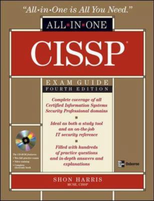 Cissp All in One Exam GD, 4th Edition W/CD ROM 0071497862 Book Cover