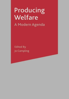 Producing Welfare: A Modern Agenda 0333960920 Book Cover