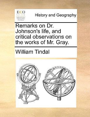 Remarks on Dr. Johnson's Life, and Critical Obs... 1170137199 Book Cover