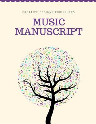 Music Manuscript - 8 Staves 1542503841 Book Cover