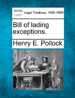 Bill of Lading Exceptions. 124003542X Book Cover