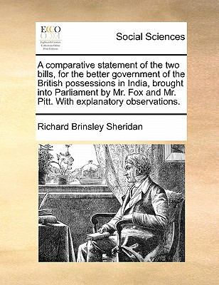 A Comparative Statement of the Two Bills, for t... 1170859755 Book Cover