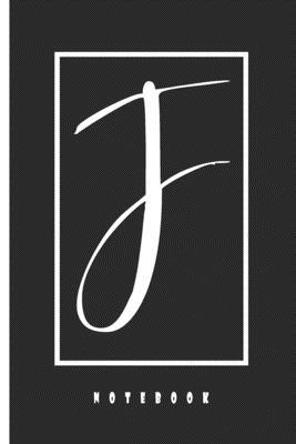 F | Monogram Initial Notebook: Lined Notebook / Journal Gift, 110 Pages, 6x9, Soft Cover, Matte Finish