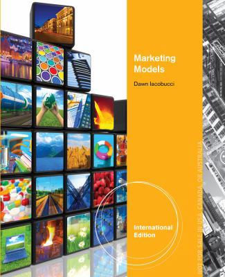 Marketing Models. Dawn Iacobucci 1133588107 Book Cover