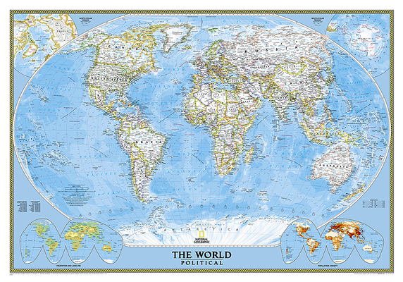 National Geographic World Wall Map - Classic - ... 079229453X Book Cover