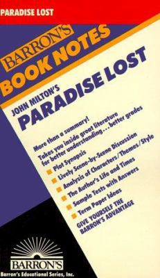 John Milton's Paradise Lost (Barron's Book Notes) 081203435X Book Cover