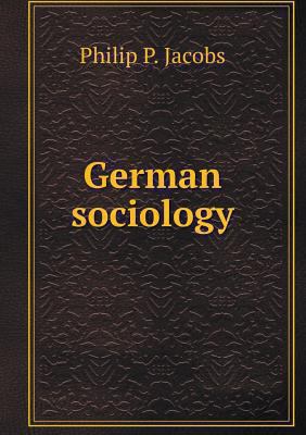 German sociology 5518514794 Book Cover