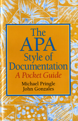 The APA Style of Documentation: A Pocket Guide 0136049702 Book Cover